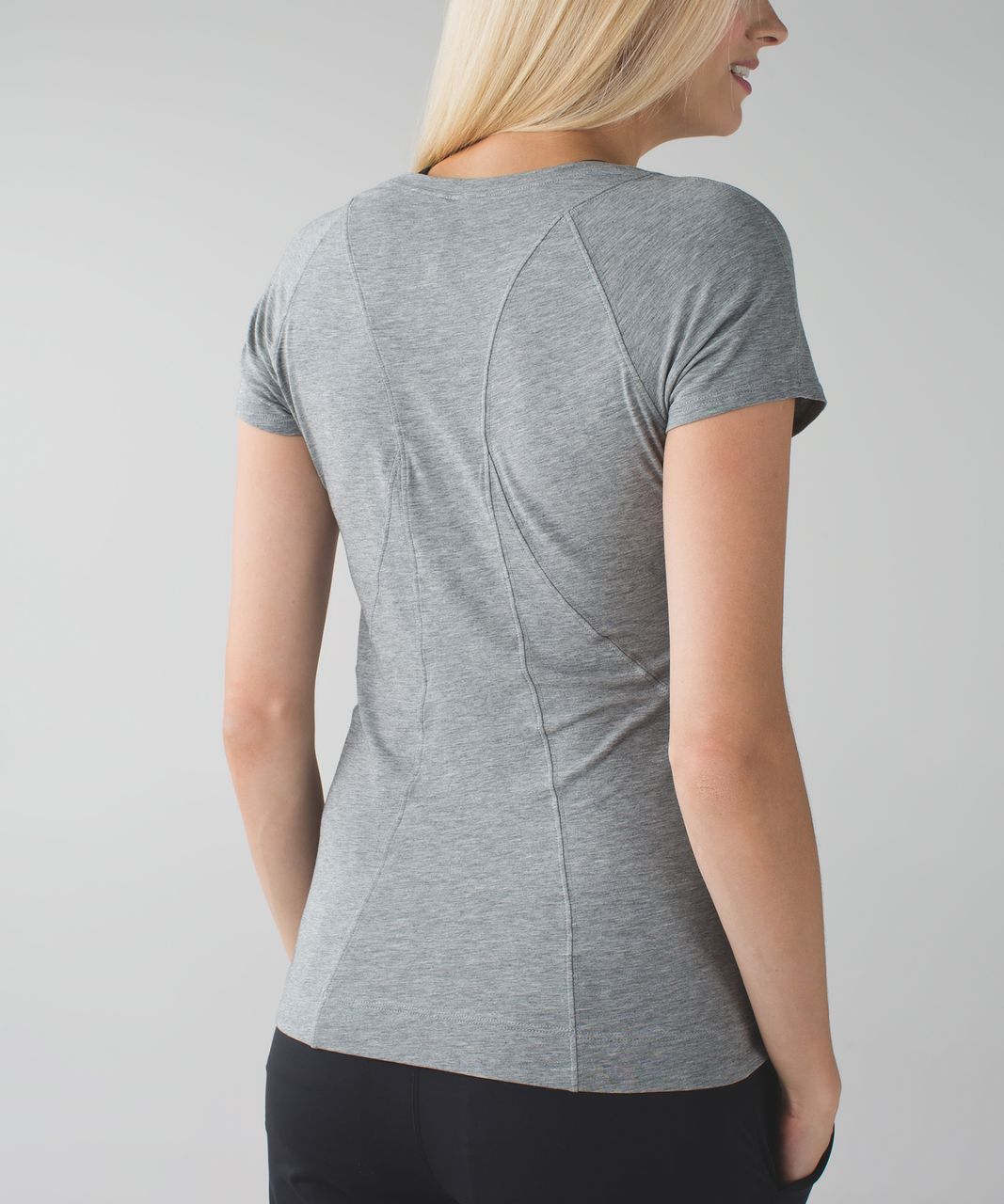 Lululemon Let Be Short Sleeve Tee - Heathered Medium Grey