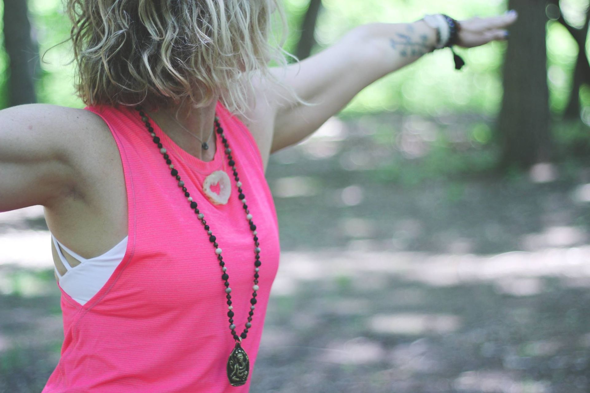 Lululemon In A Cinch Tank - Heathered Neon Pink