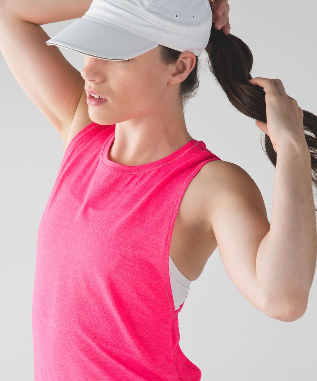 Lululemon In A Cinch Tank - Heathered Neon Pink