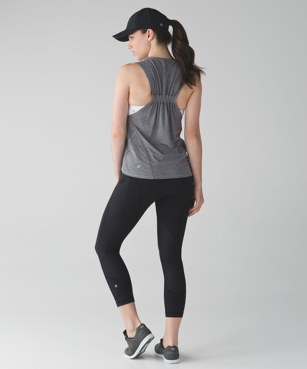 Lululemon In A Cinch Tank - Heathered Slate - lulu fanatics