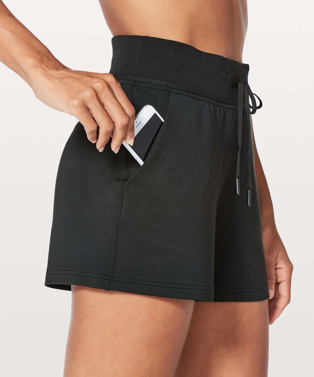 Lululemon Every Moment Short *3.5 - Black - lulu fanatics