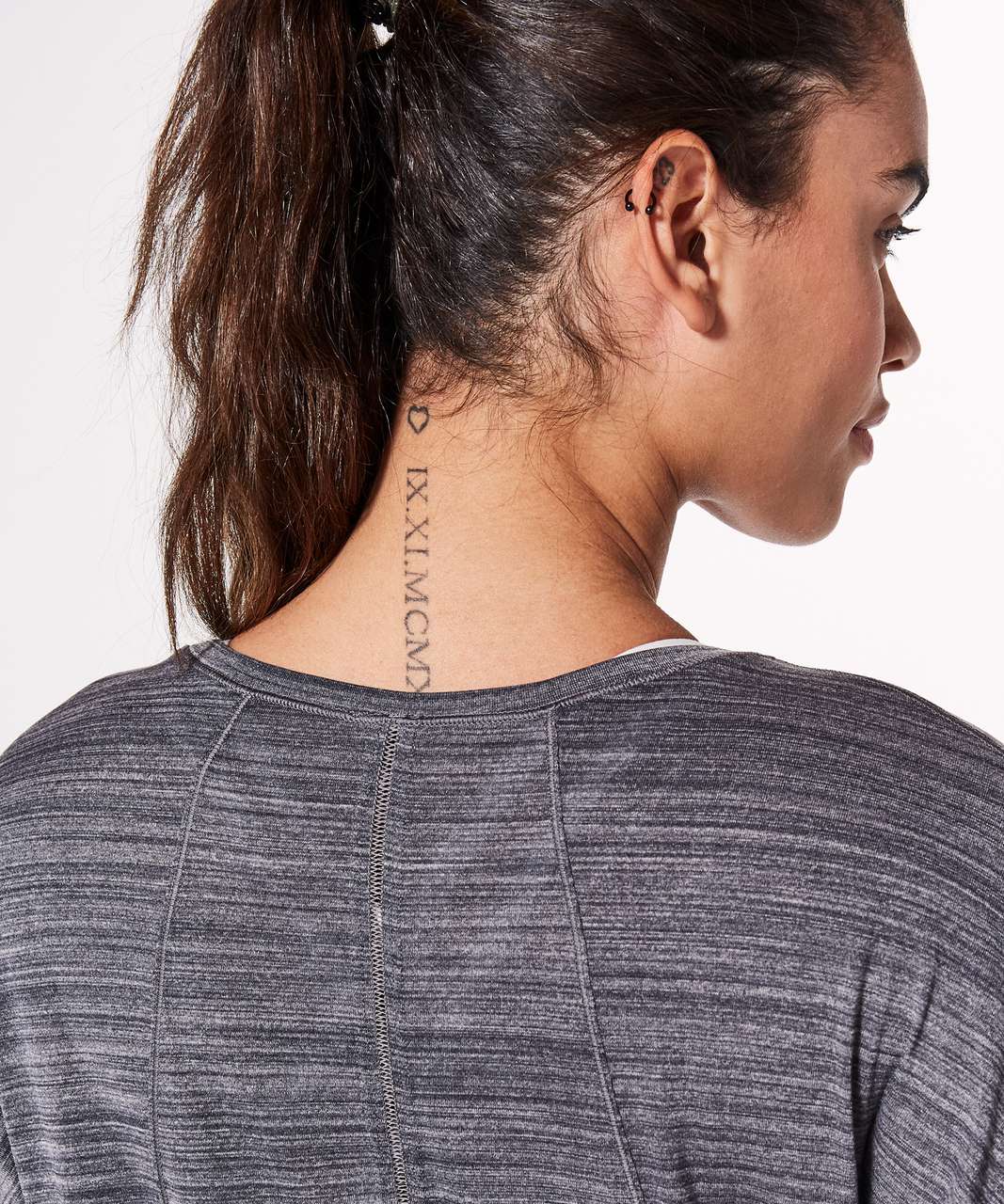 Lululemon Set To Sweat Long Sleeve - Heathered Black