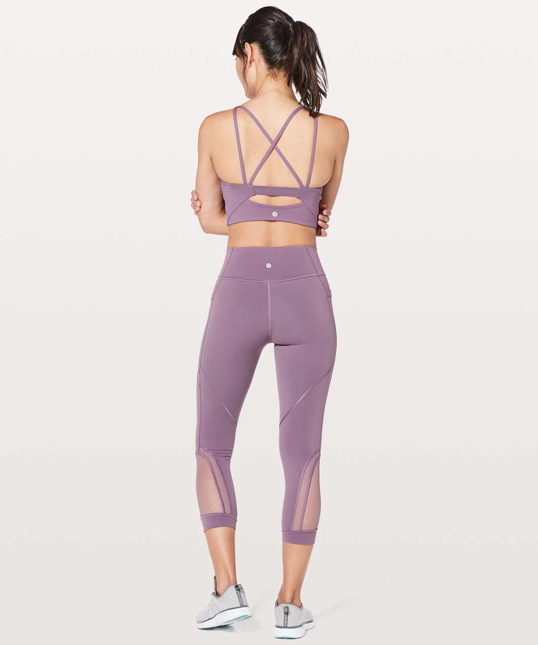 Lululemon Forget The Sweat Crop *21" - Smoked Mulberry