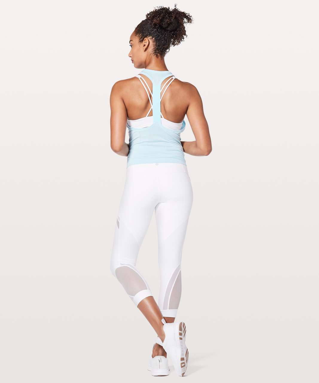 Lululemon Forget The Sweat Crop *21" - White