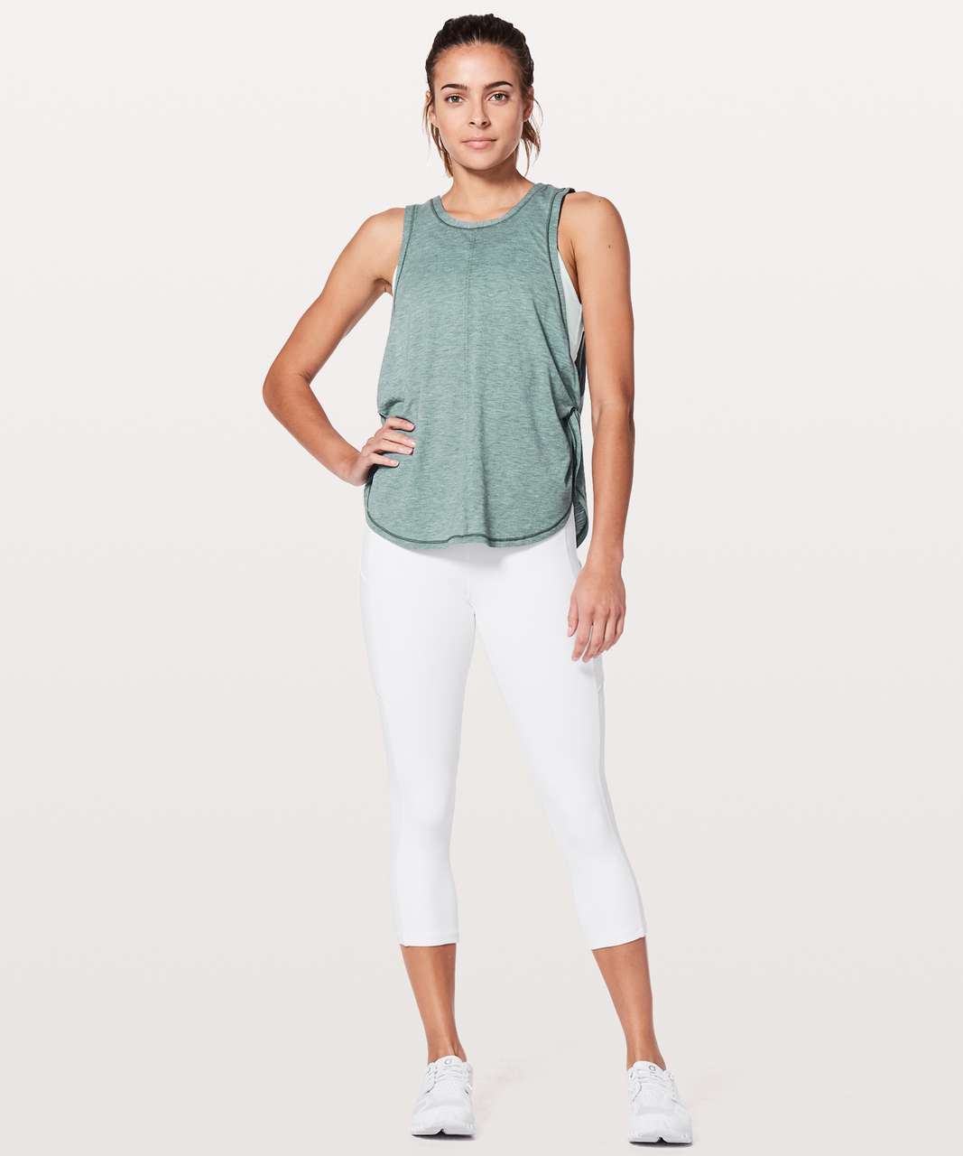 Lululemon Victory Lap Tank - Heathered Deep Cove