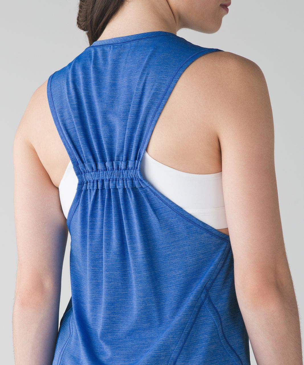 Lululemon In A Cinch Tank - Heathered Pipe Dream Blue