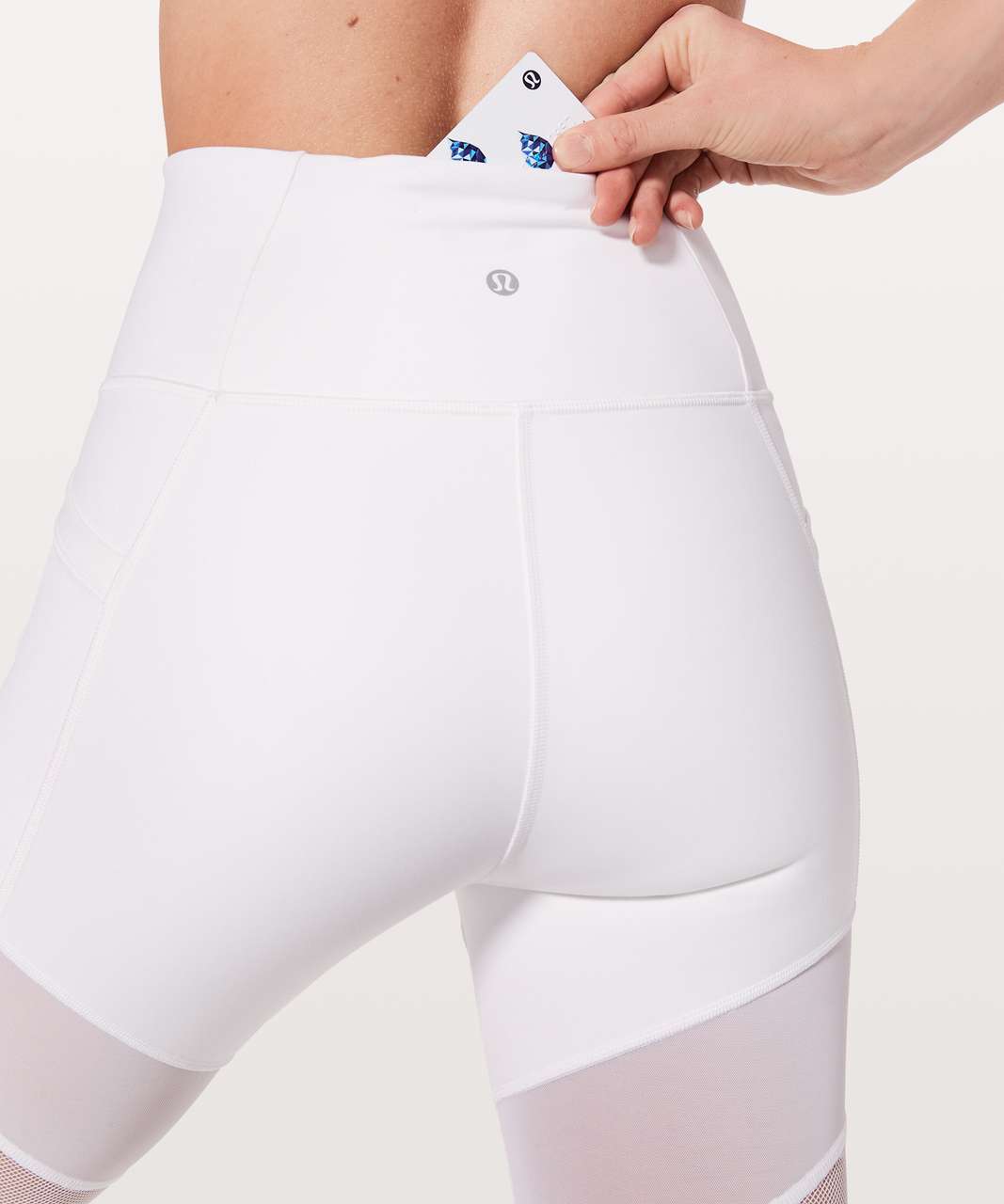 Lululemon Forget The Sweat Tight *25" - White (First Release)