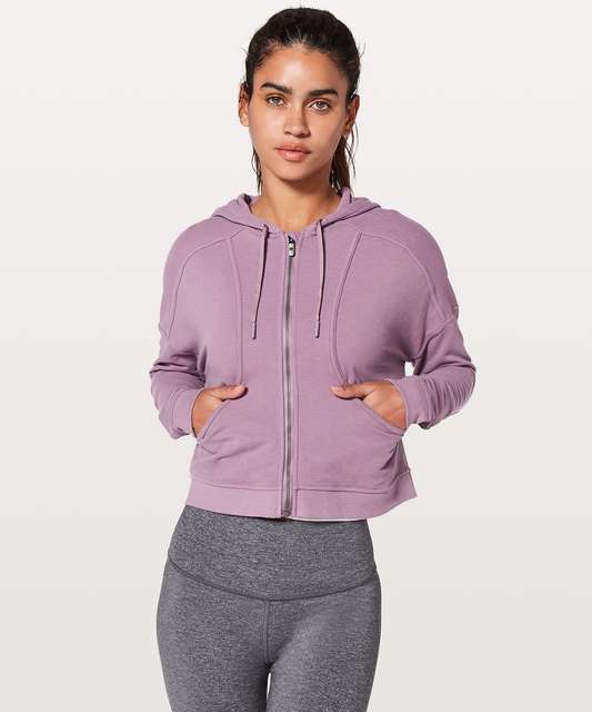 lululemon step aside zip hoodie