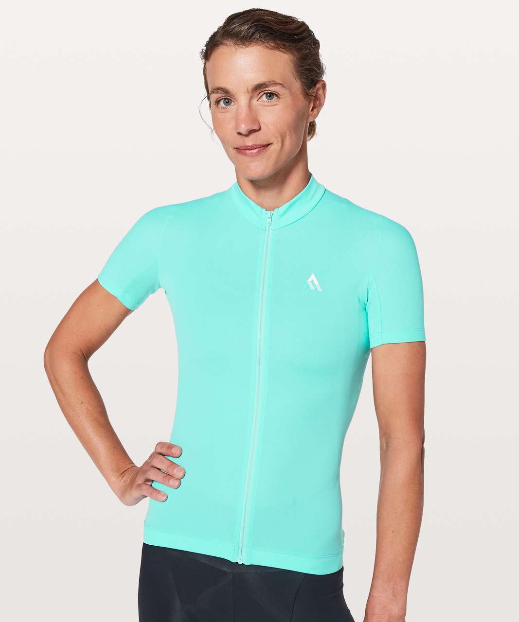 Lululemon 7Mesh Quantum Jersey Short Sleeve - Glacier