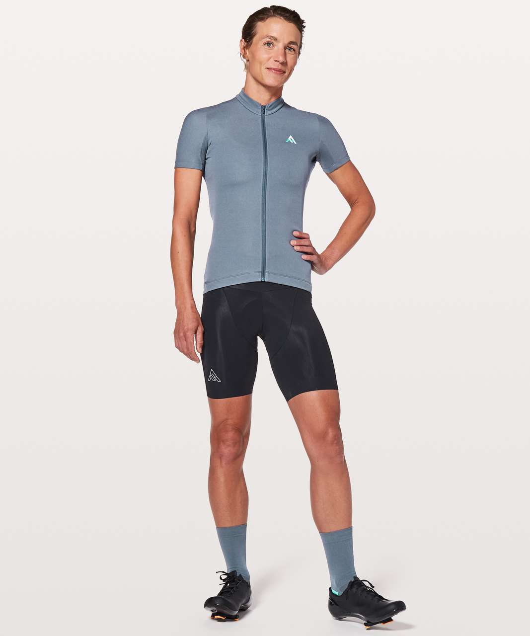 Lululemon 7Mesh Quantum Jersey Short Sleeve - Storm Cloud (Women)