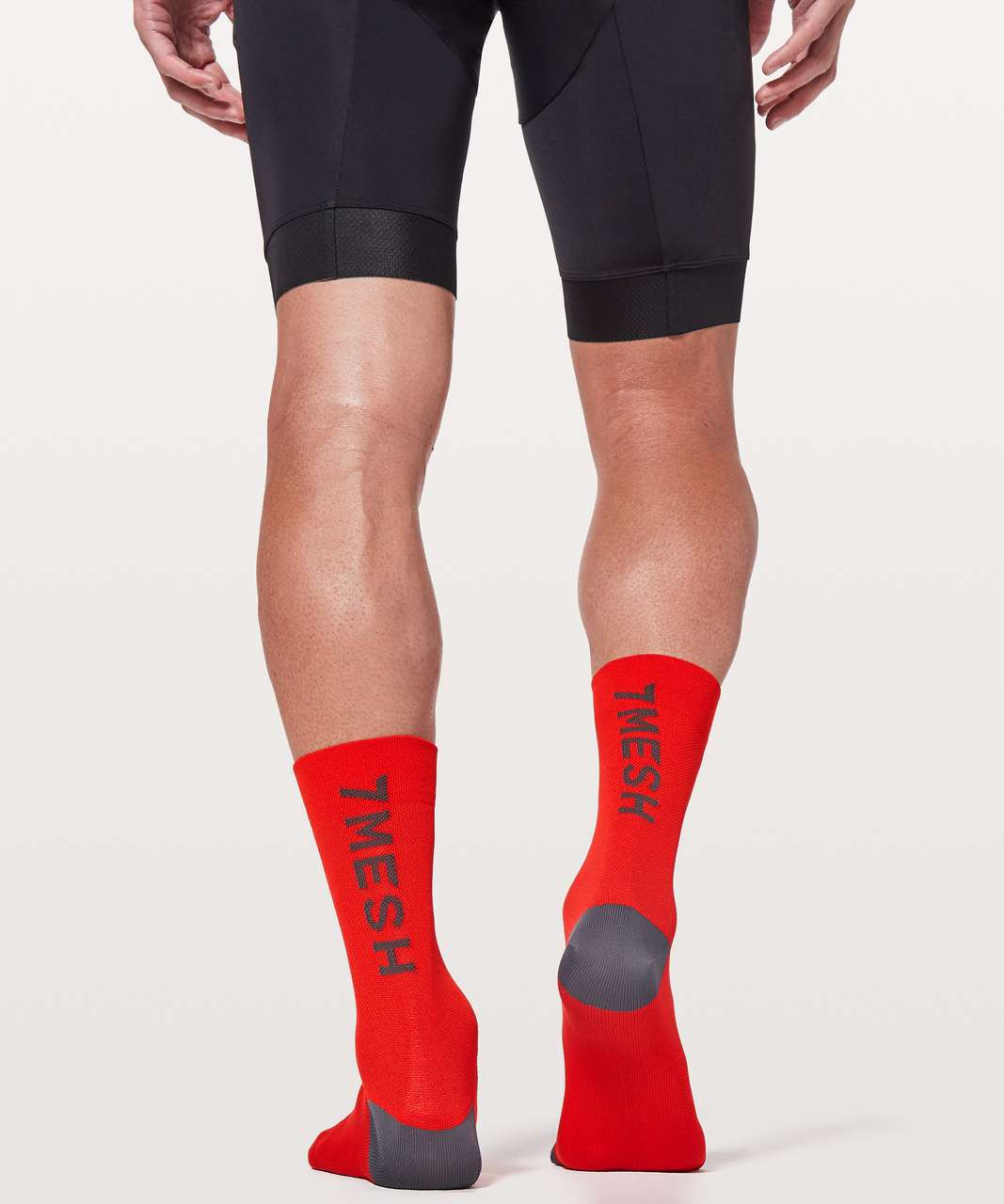 Lululemon 7Mesh Word Sock *6" - Laser Red