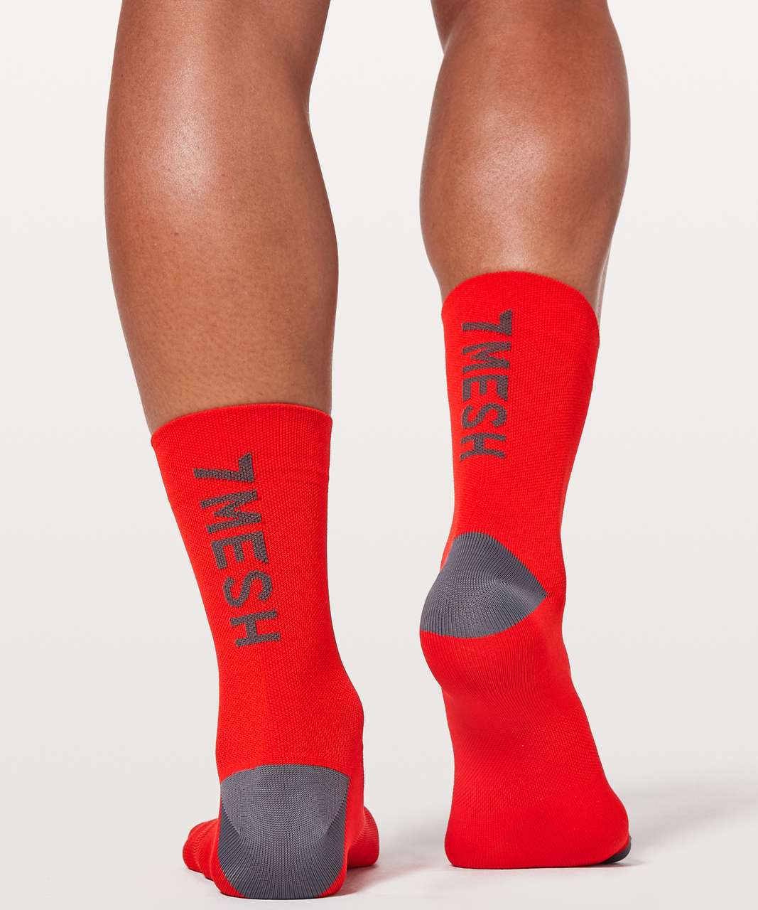 Lululemon 7Mesh Word Sock *6" - Laser Red