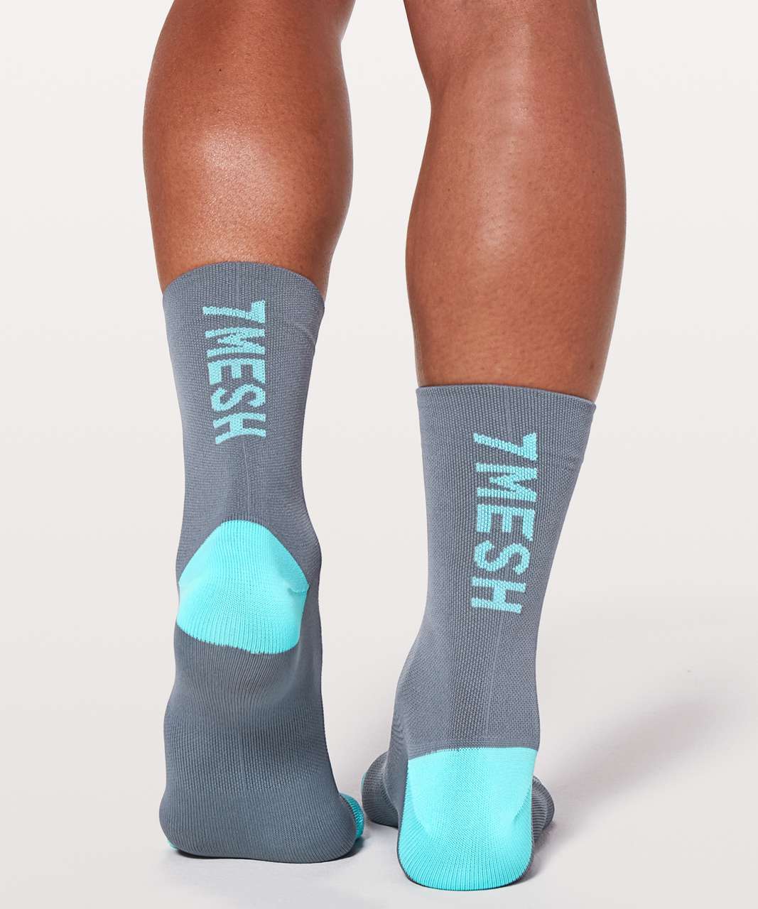 Lululemon 7Mesh Word Sock *6" - Storm Cloud