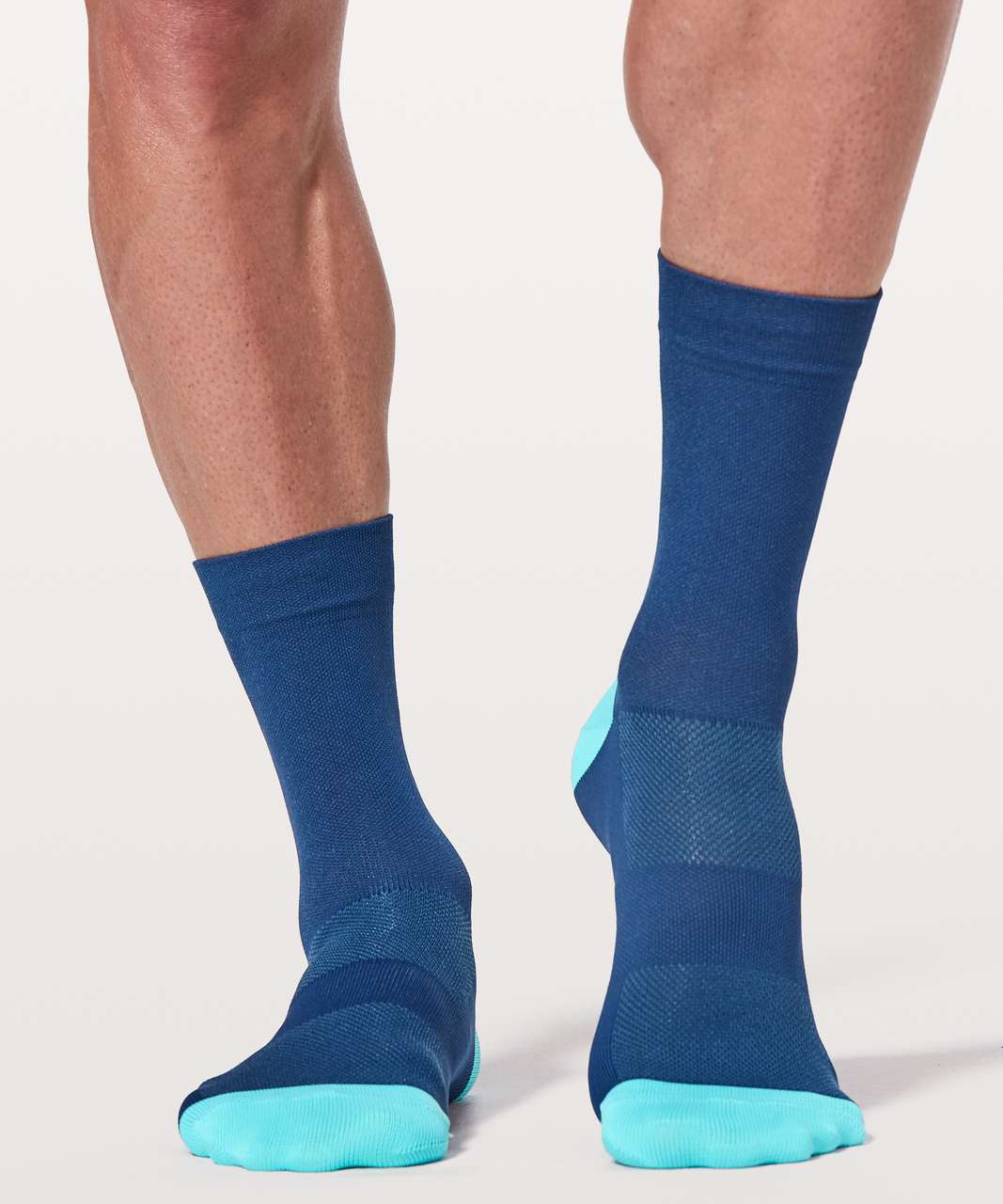 Lululemon 7Mesh Word Sock *6" - Cadet Blue