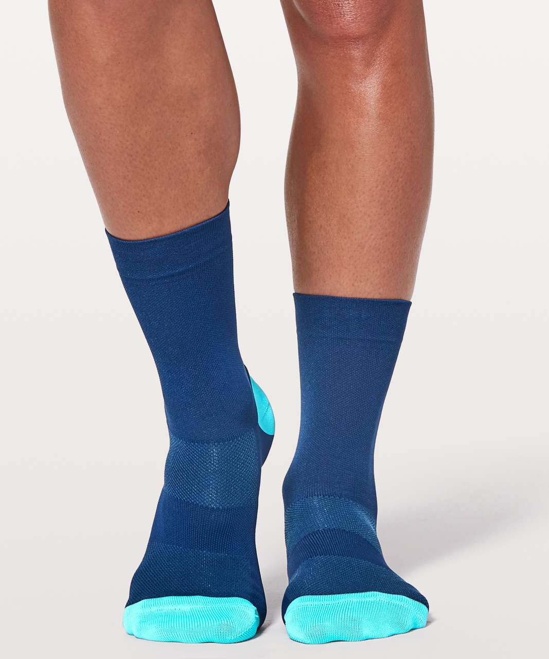 Lululemon 7Mesh Word Sock *6" - Cadet Blue