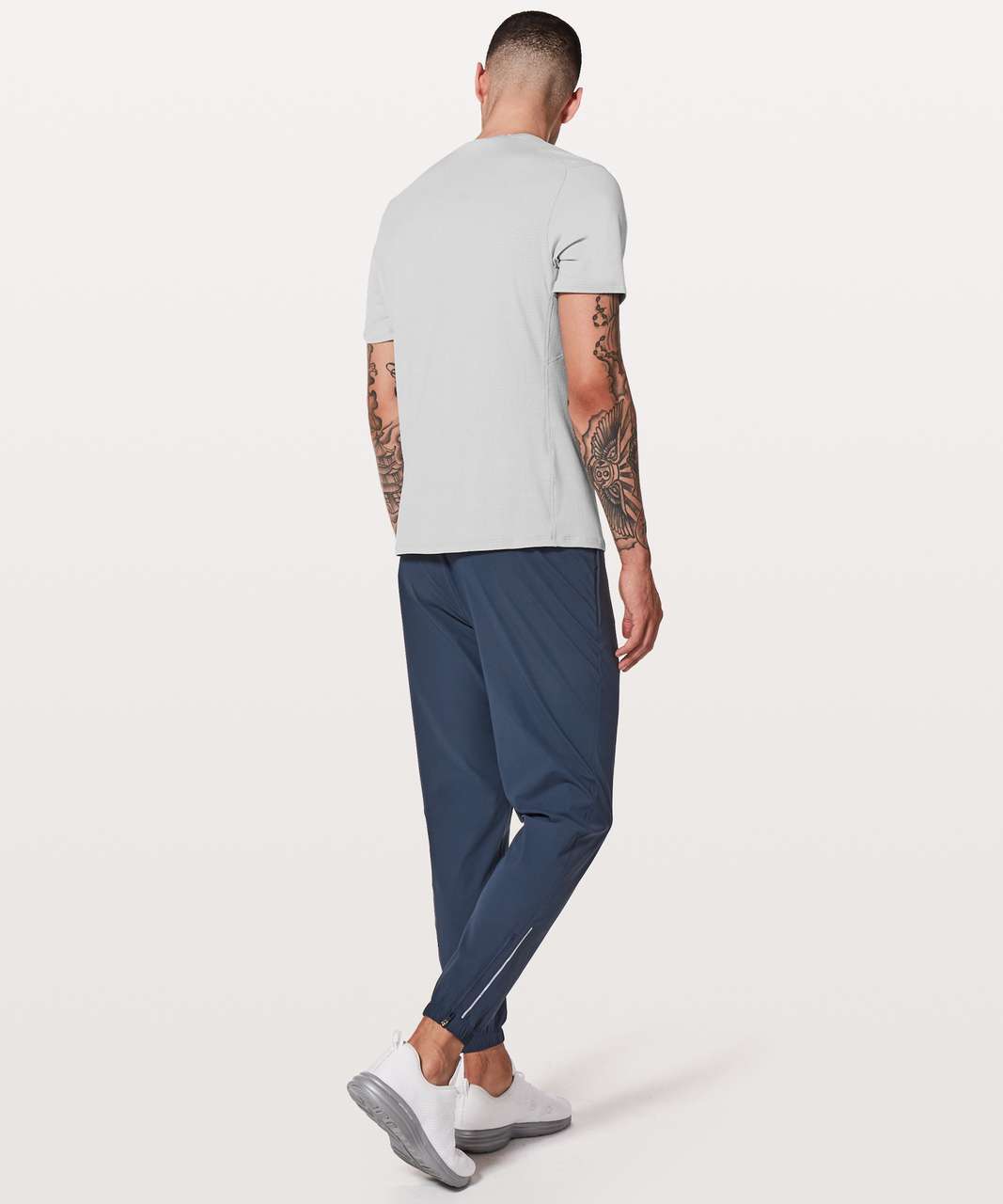 Lululemon In Mind Short Sleeve - Heathered Sea Salt