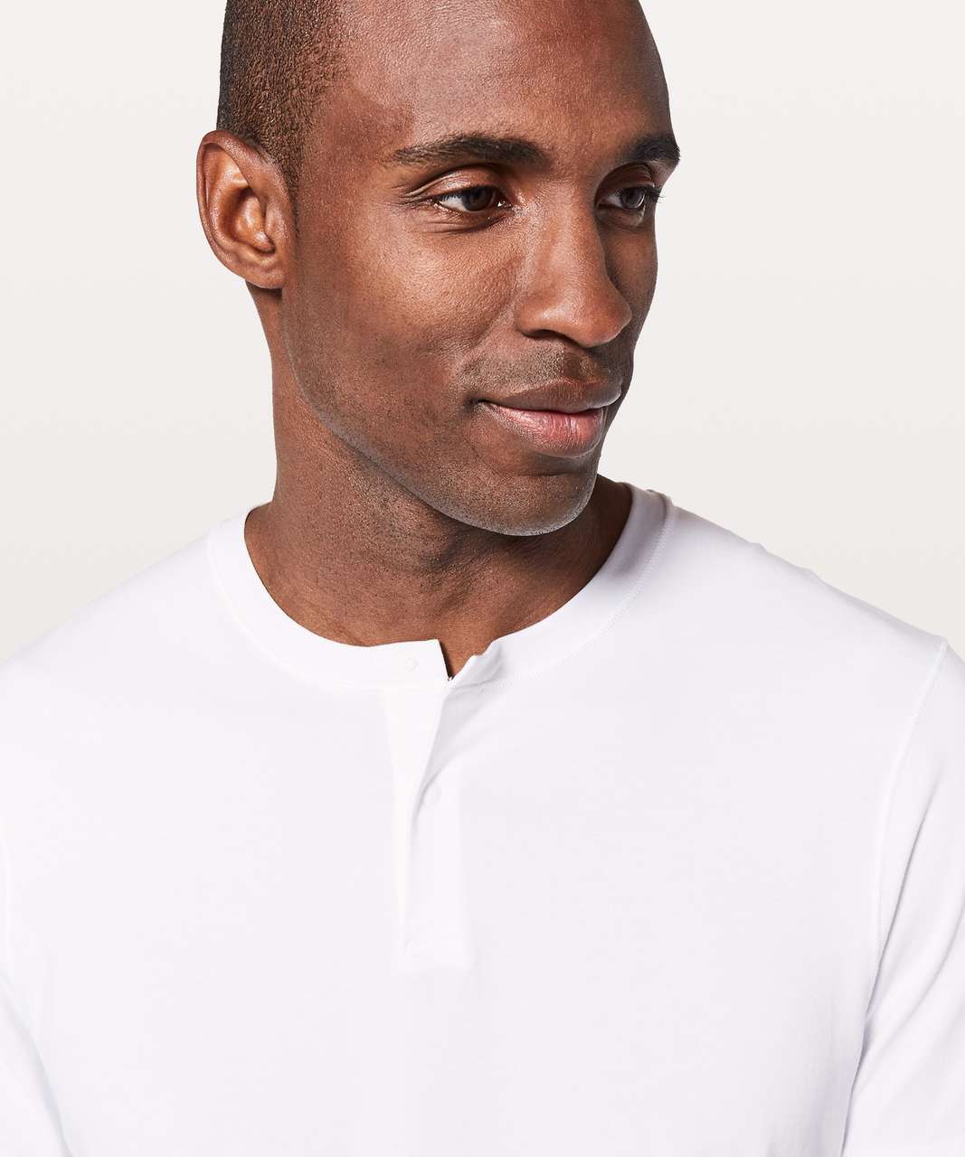 Lululemon 5 Year Basic Short Sleeve Henley - White