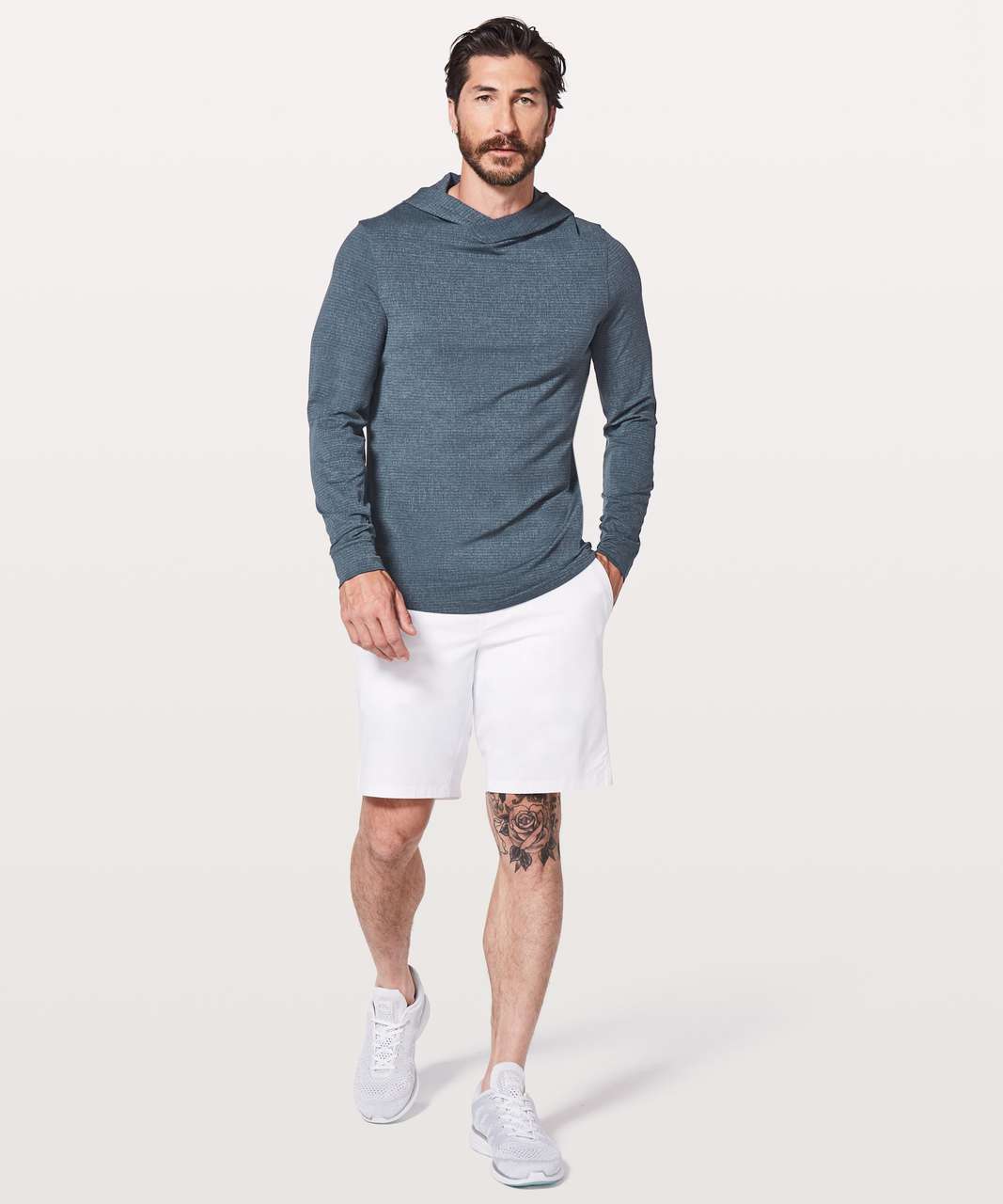 Lululemon Repetition Hoodie - Heathered Mach Blue