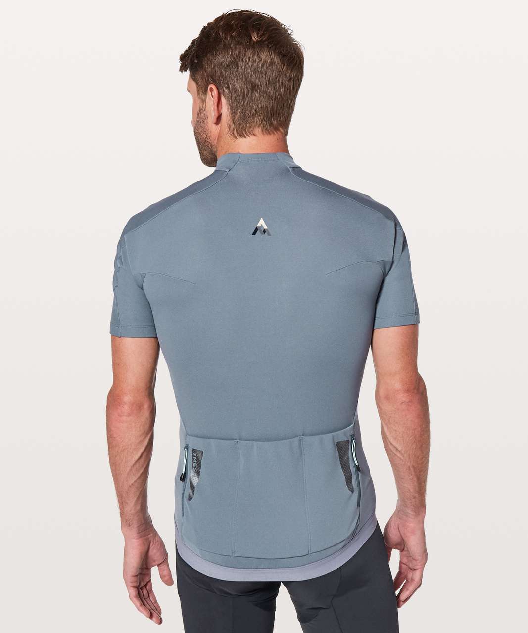 Lululemon 7Mesh Quantum Jersey Short Sleeve - Storm Cloud (Men)