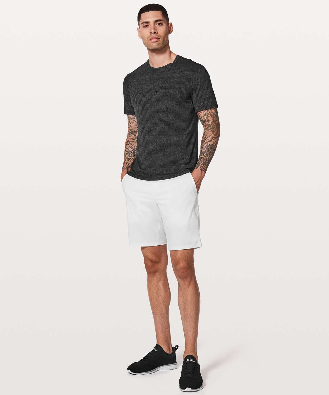 Lululemon In Mind Short Sleeve - Heathered Black