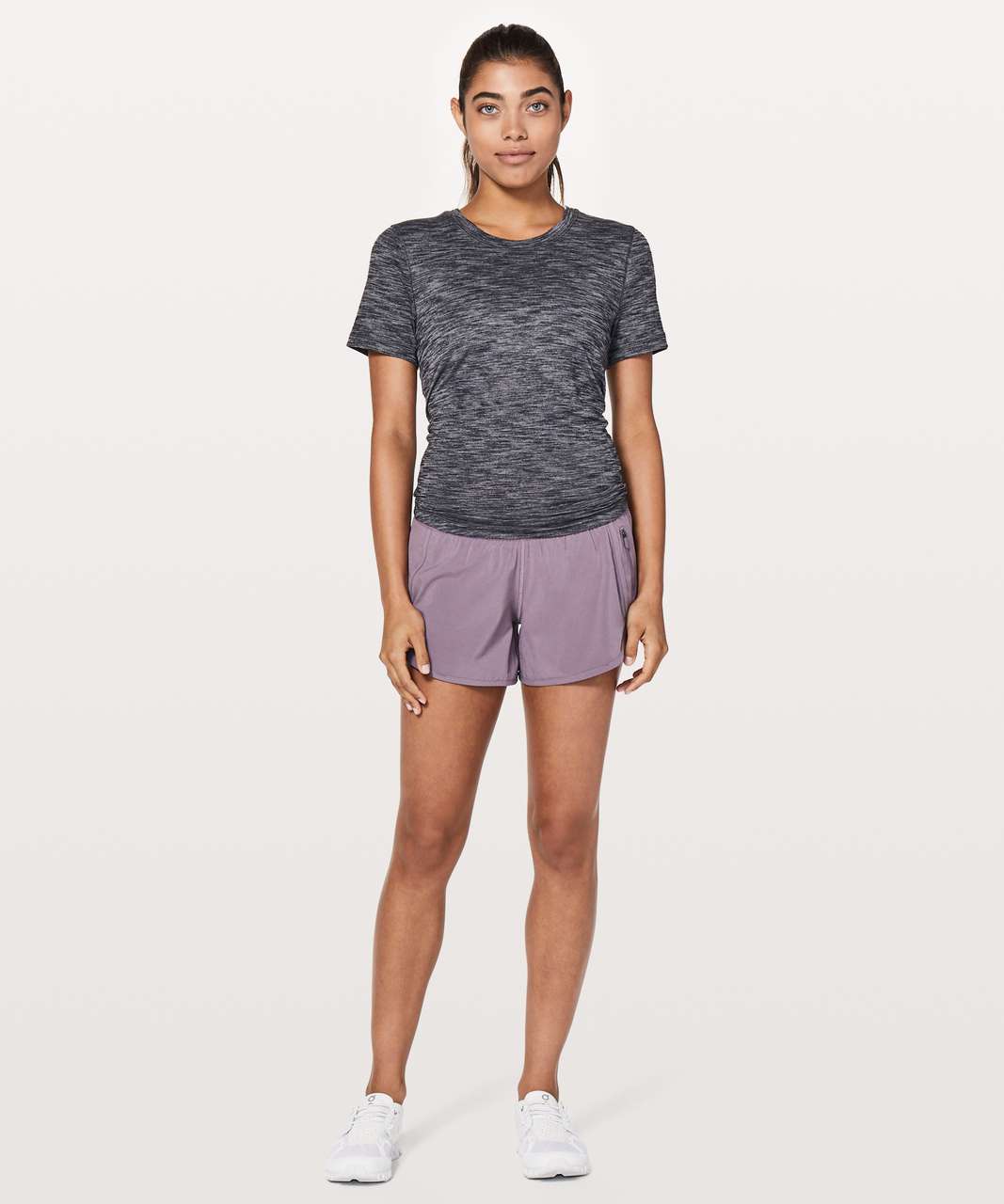 Lululemon Tracker Short V *4" - Smoked Mulberry