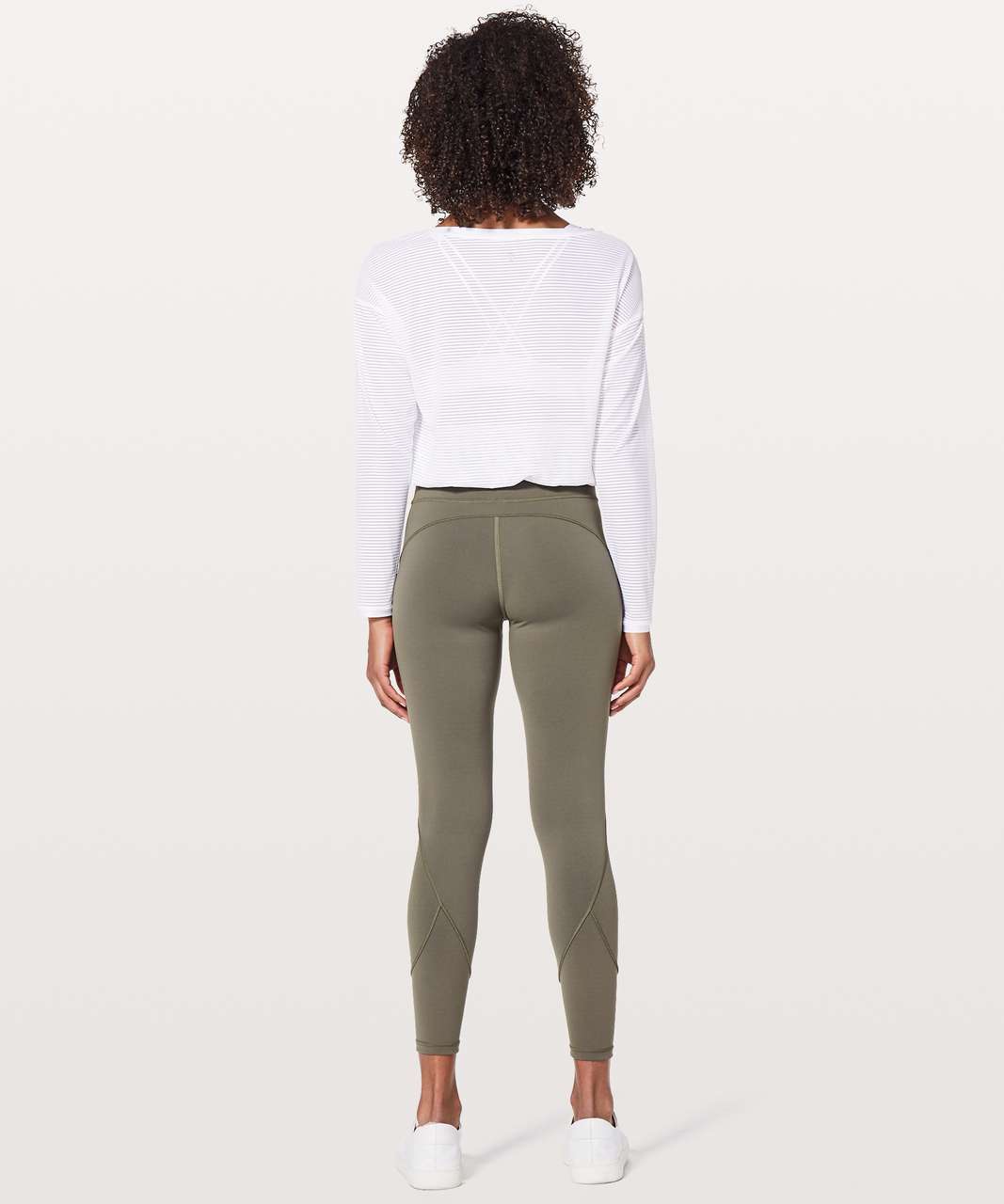 Lululemon In Movement 7/8 Tight Green Bean