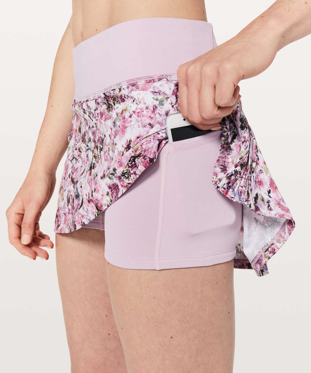 Lululemon Play Off The Pleats Skirt *13" - Blossom Spritz Multi / Pink Chalk