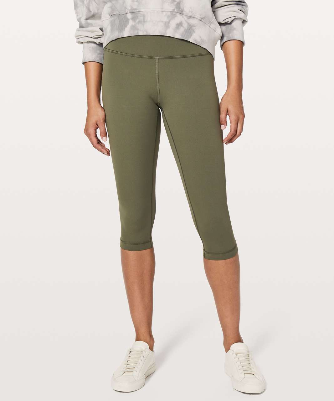 Lululemon Wunder Under Hi-Rise 1/2 Tight *17" - Sage