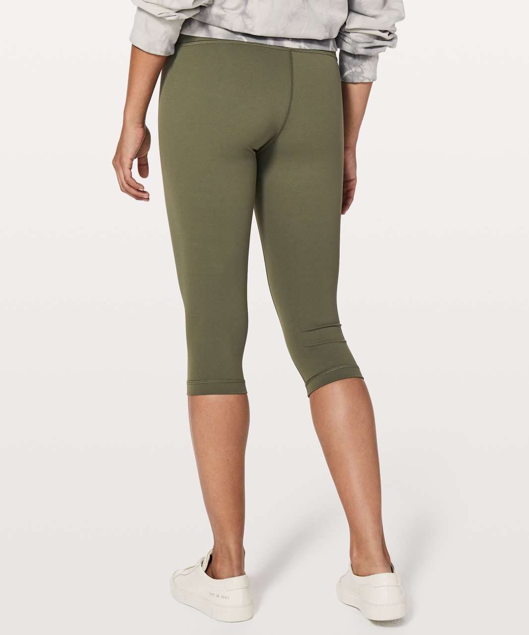 Lululemon High Rise Wunder Under Leggings Women's Size 16 Sage Green 25  Inseam