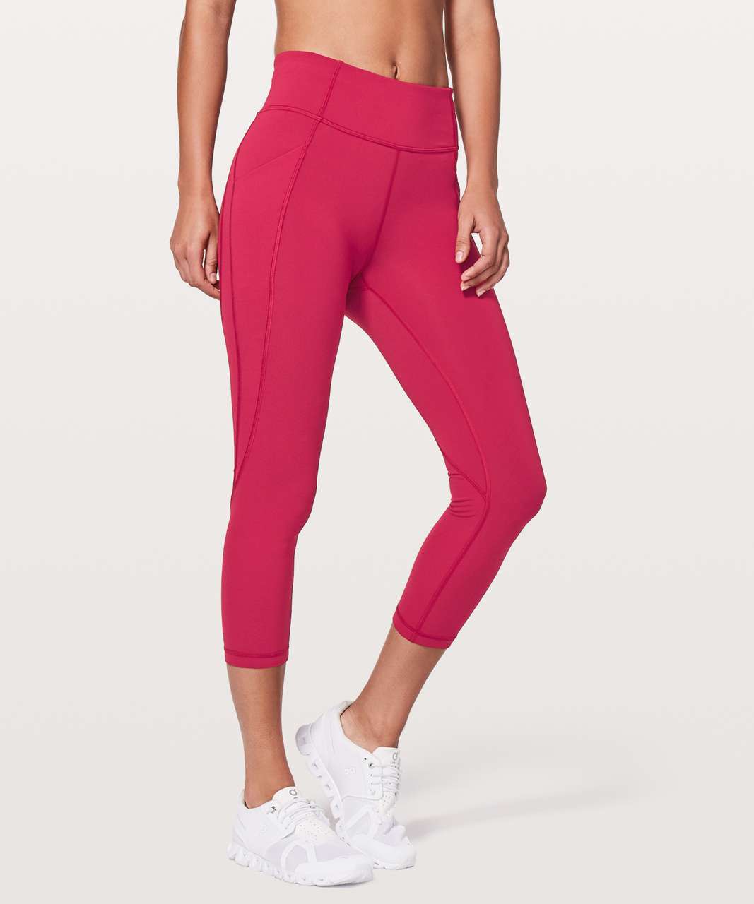 Lululemon Time To Sweat Crop *23" - Ruby Red