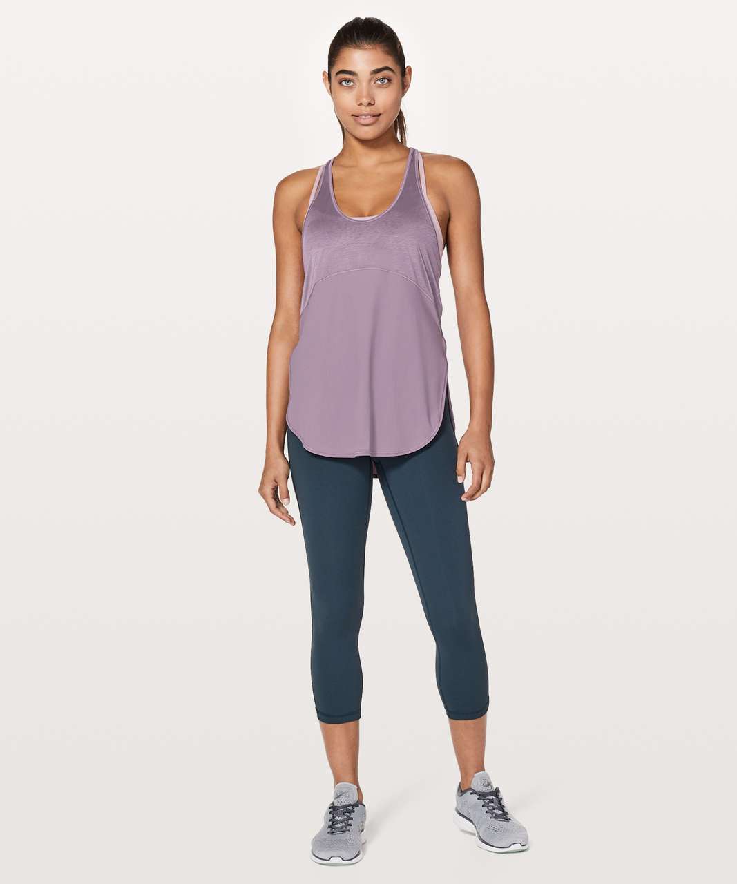 Lululemon Twist & Train Tank - Smoked Mulberry