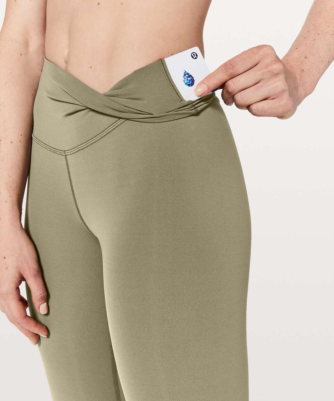 Lululemon Wunder Under luxtreme 25” grey sage Green Size 6 - $33 (67% Off  Retail) - From Corinne