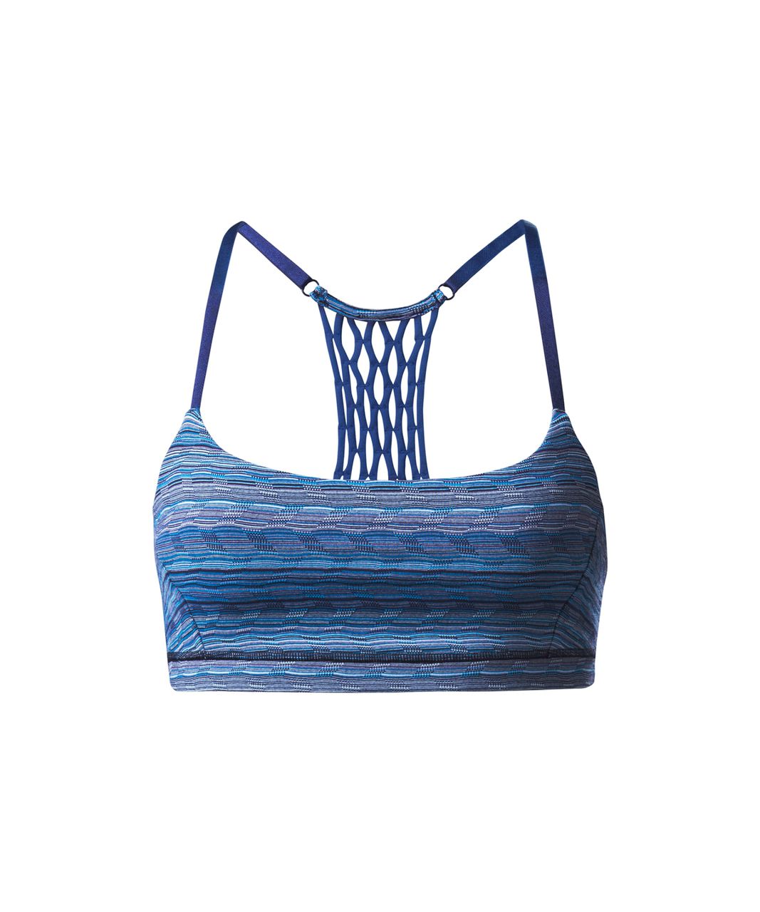 Lululemon True Self Bra II - Wave Twist Hero Blue Kayak Blue / Hero Blue