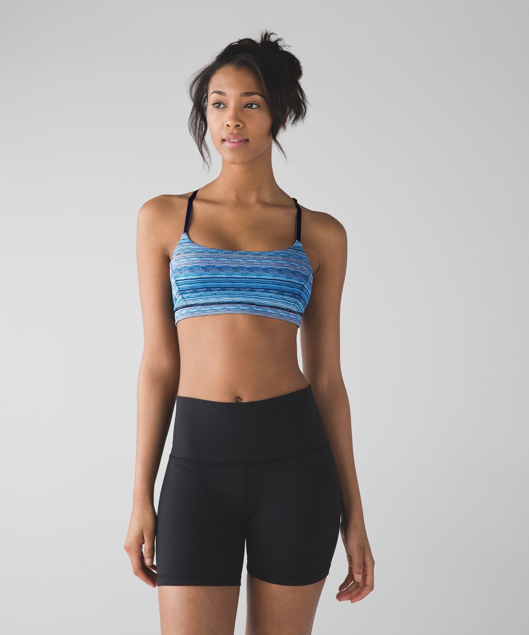 Lululemon True Self Bra II - Wave Twist Hero Blue Kayak Blue / Hero Blue