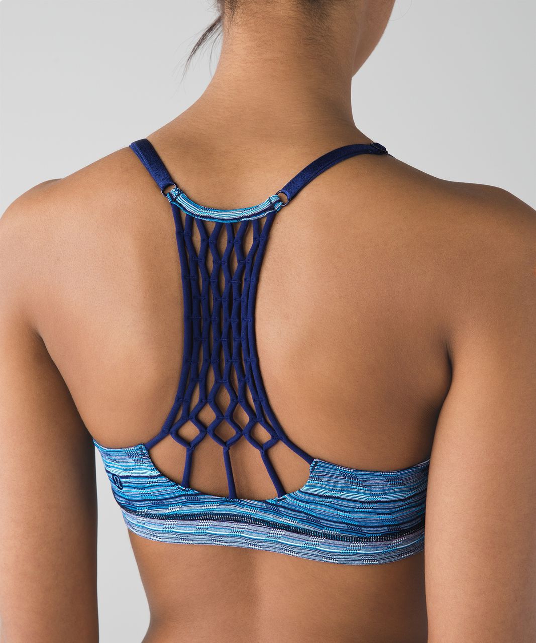 Lululemon True Self Bra II - Wave Twist Hero Blue Kayak Blue / Hero Blue