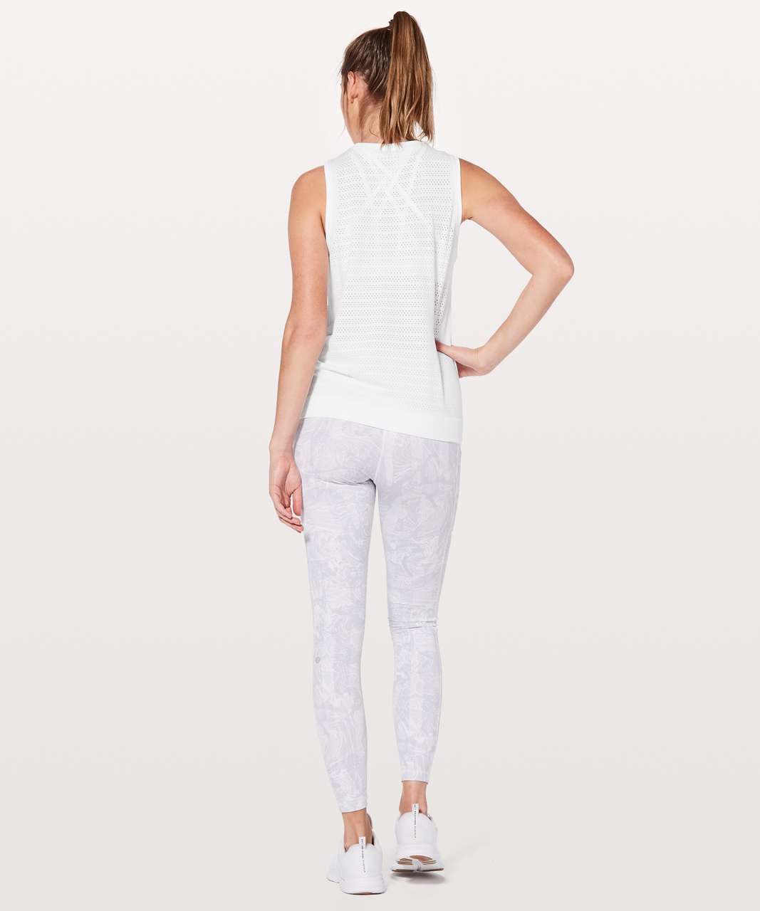 Lululemon Breeze By Muscle Tank II - White / White