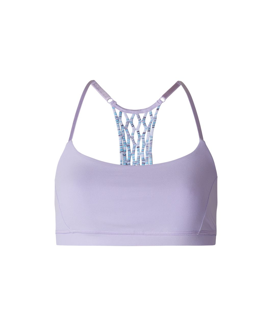 Lululemon True Self Bra II - Lilac / Wave Twist Lilac Caspian Blue