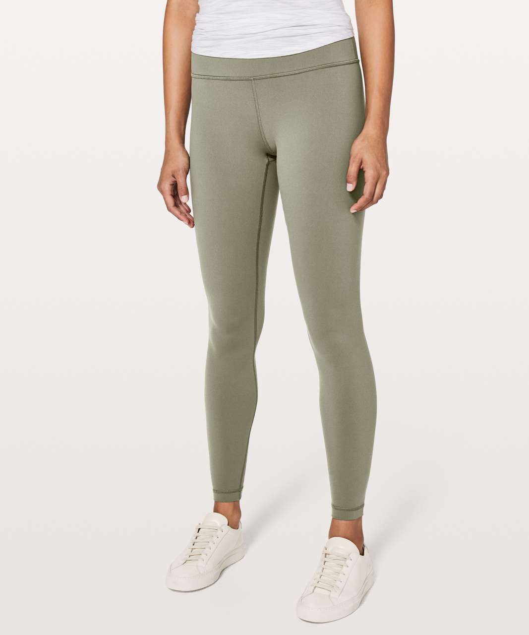 Lululemon Wunder Under Hi-Rise Tight Full-On Luon 28 - Dark Olive - lulu  fanatics