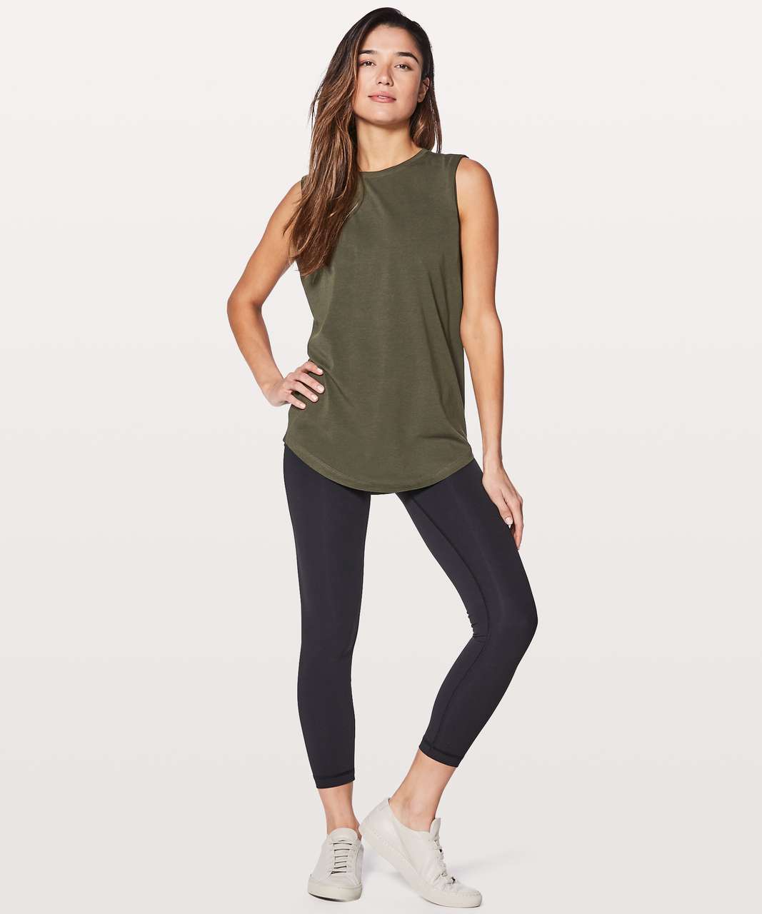 Lululemon Brunswick Muscle Tank - Dark Olive