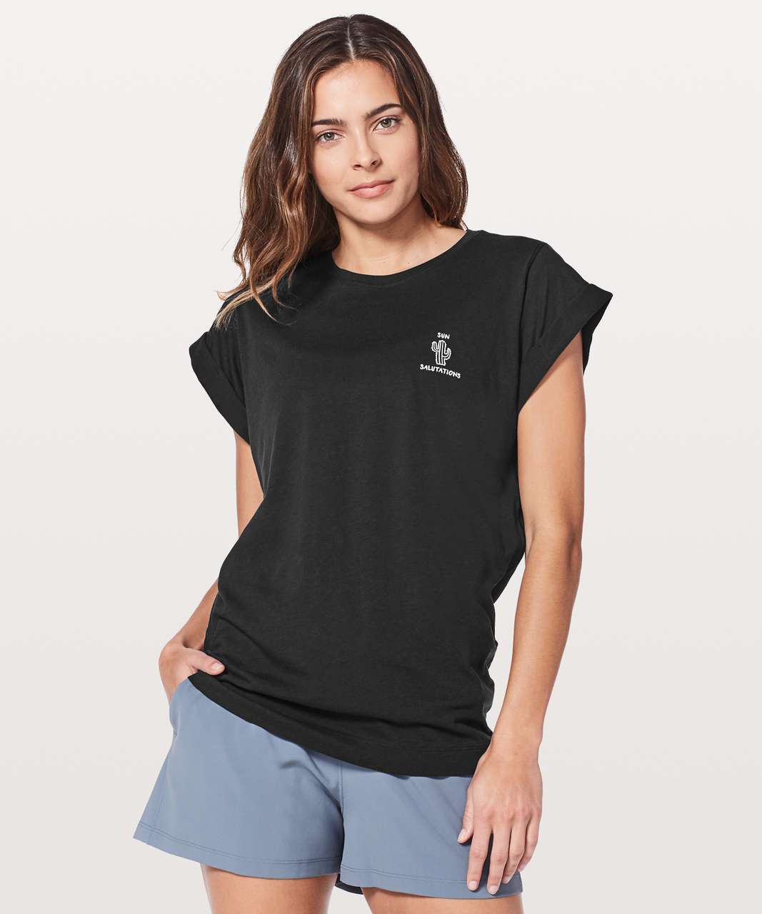 Lululemon Roll Around Tee *Expression - Black (First Release)