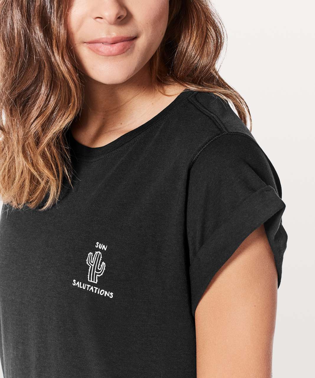 Lululemon Roll Around Tee *Expression - Black (First Release)