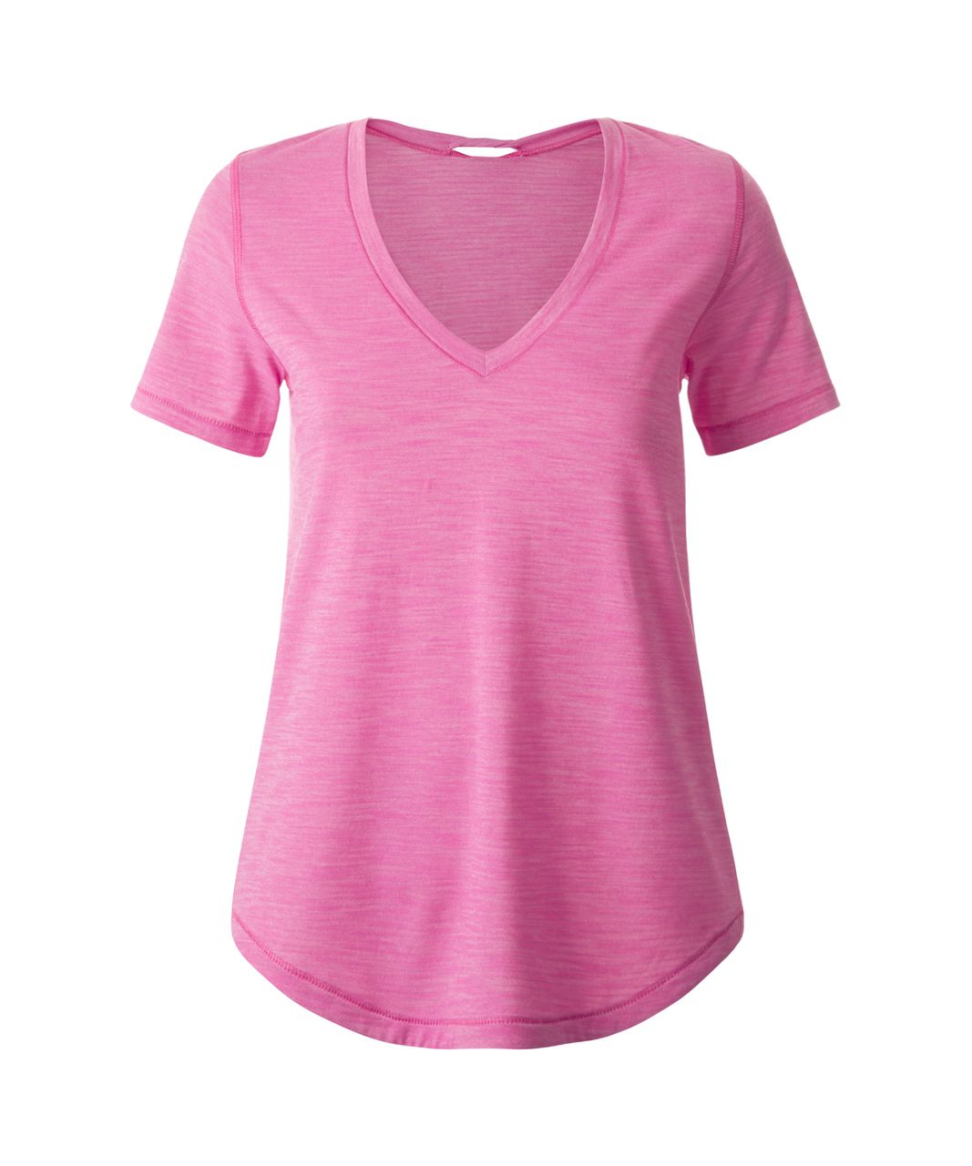 Lululemon What The Sport Tee - Heathered Pink Paradise