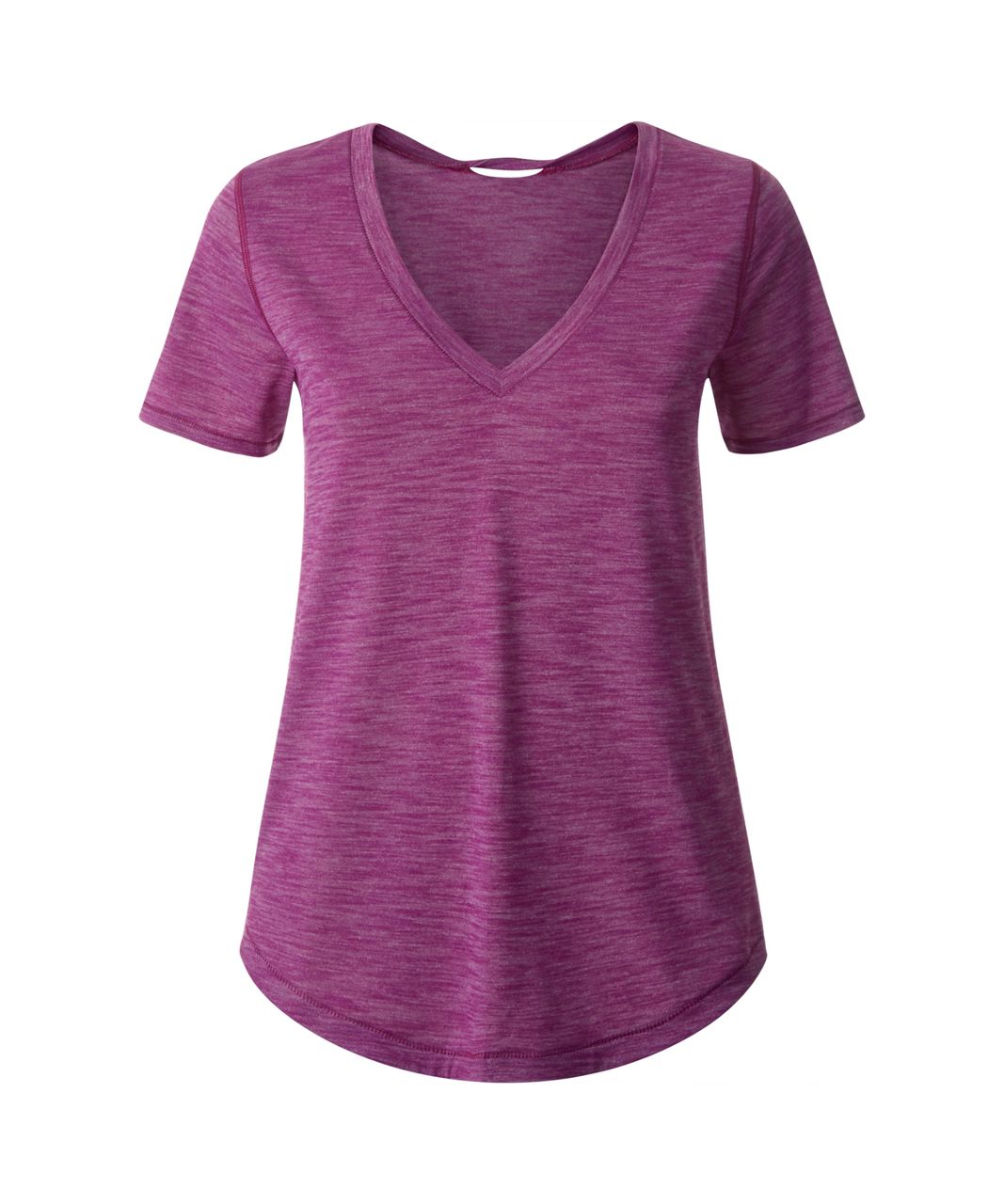 Lululemon What The Sport Tee - Heathered Regal Plum