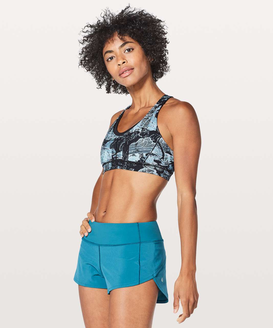 Lululemon Stash N' Run Bra - Sunrise Silhouette Multi - lulu fanatics