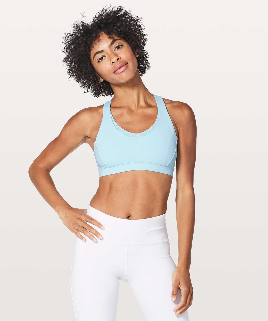 Lululemon Stash N' Run Bra Wee Are From Space Nimbus Battleship / Ice Grey, 6