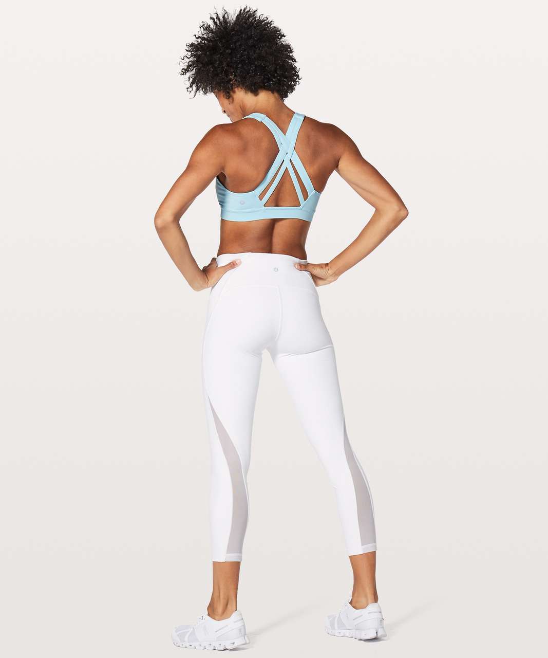 Lululemon Stash N' Run Bra - Blue Glow - lulu fanatics