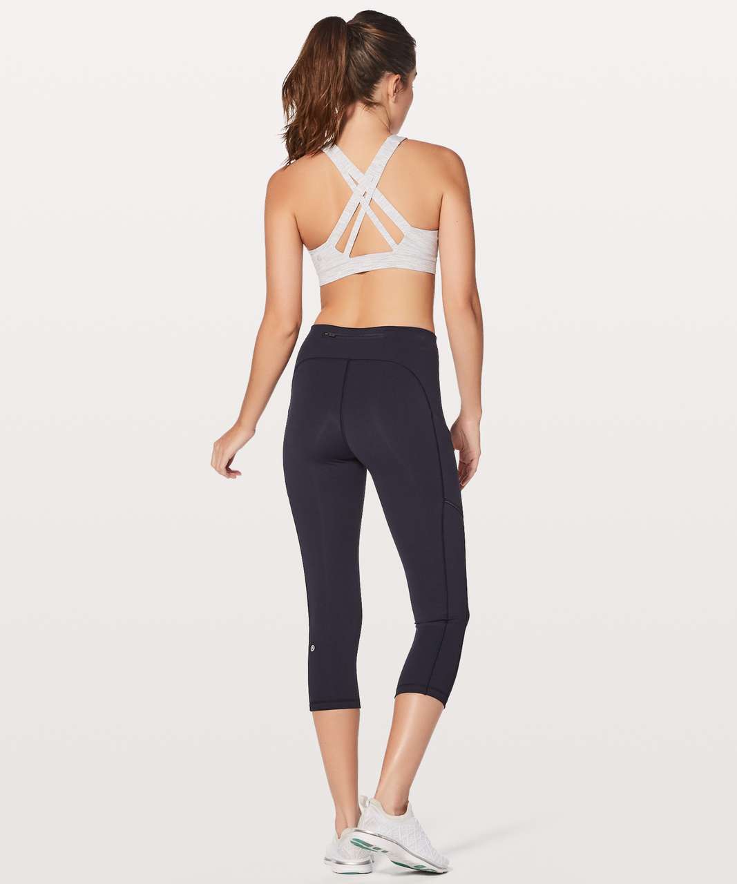 Lululemon Stash N' Run Bra Wee Are From Space Nimbus Battleship / Ice Grey, 6