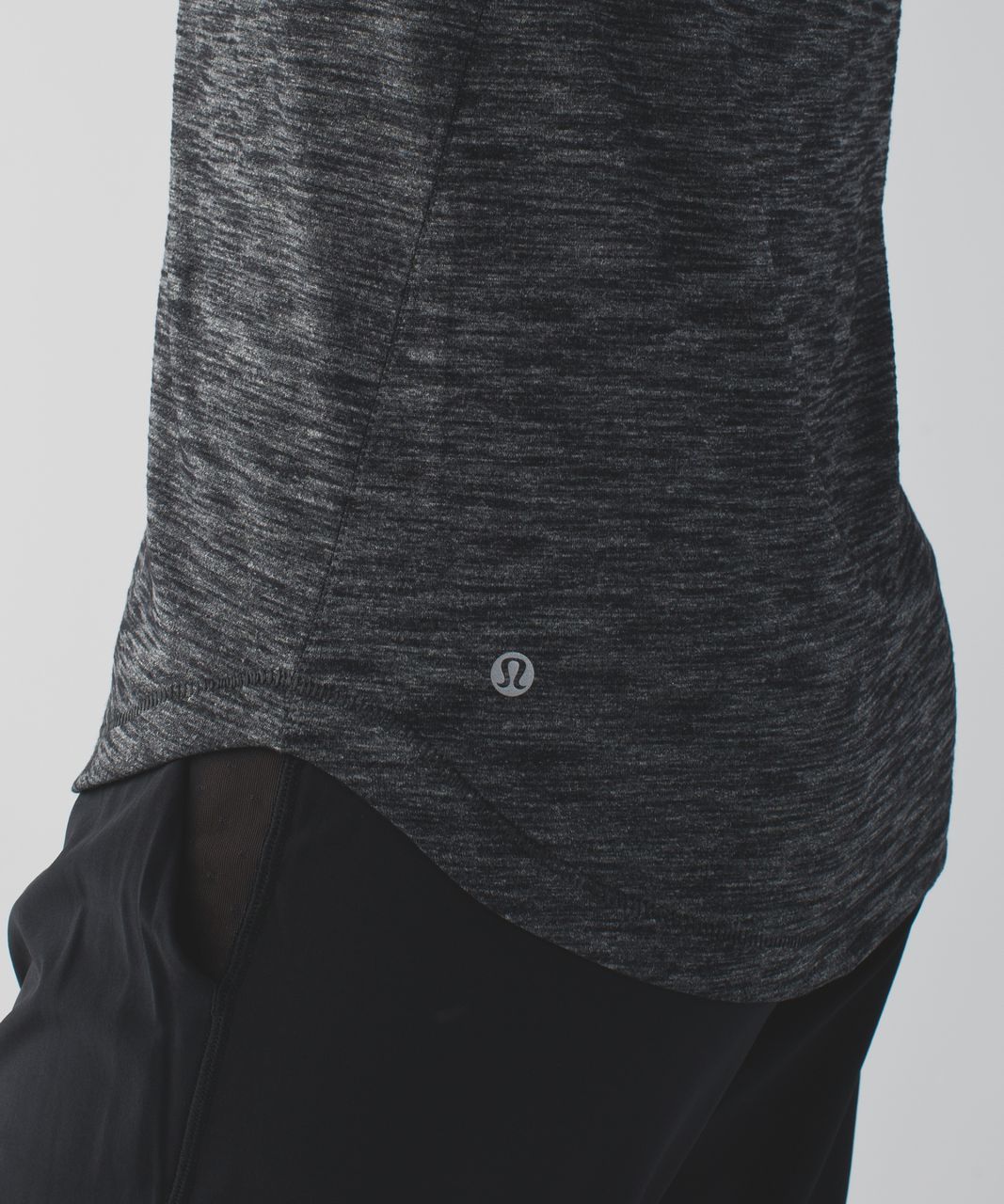 Lululemon What The Sport Tee - Heathered Black