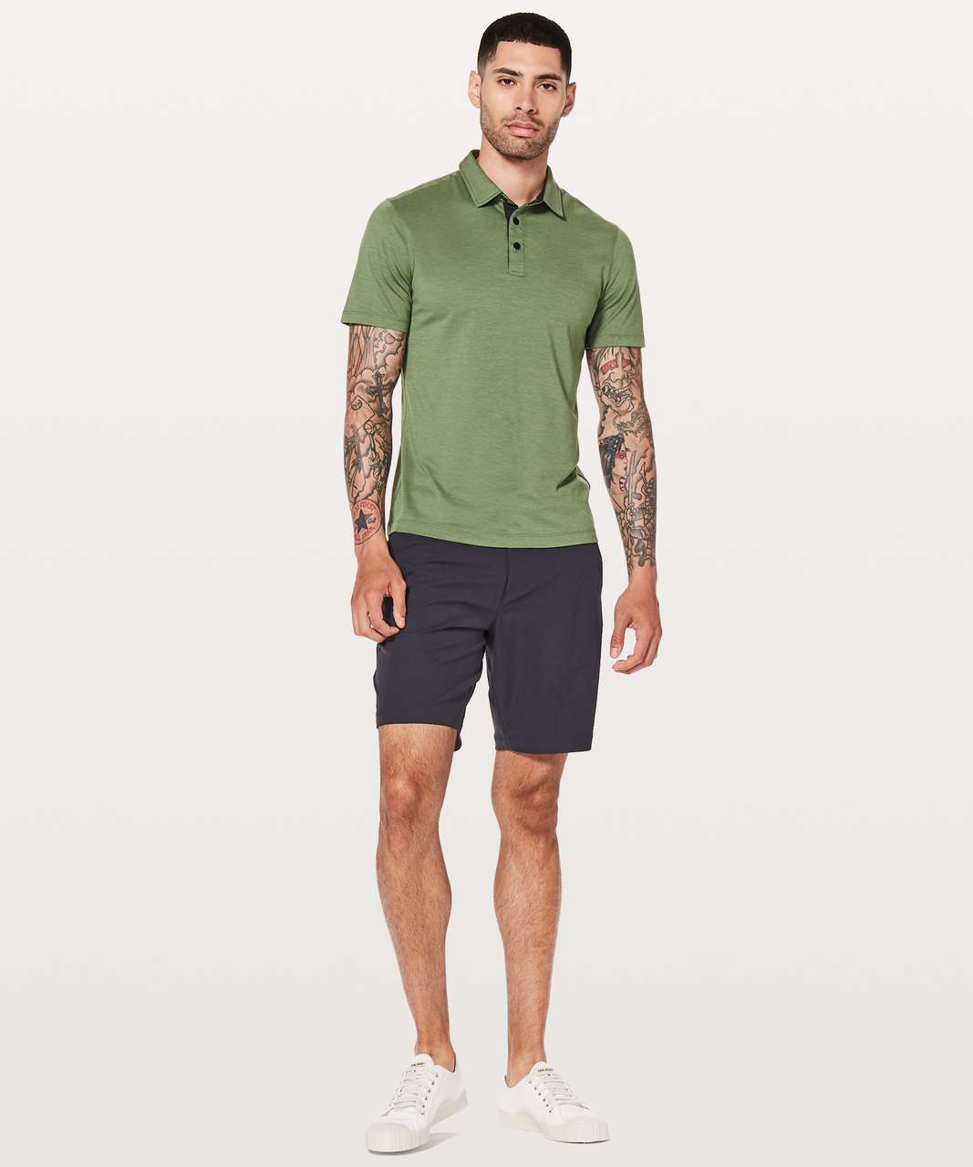 Lululemon Evolution Polo - Green Twill