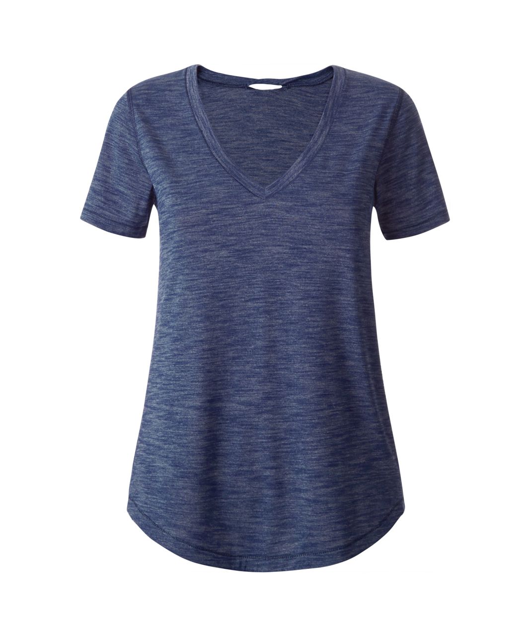 Lululemon What The Sport Tee - Heathered Hero Blue